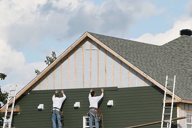 Professional Siding Replacement technician working in Greenwood, PA